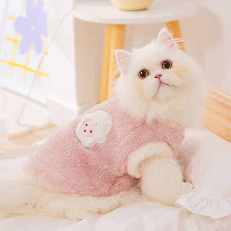 猫服  防寒服 | もこもこ猫ちゃん用防寒ウェア