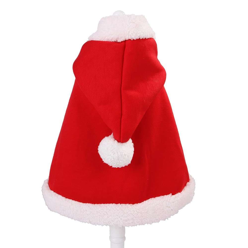 猫服  コスプレ | 猫用サンタクロースマント クリスマスコスチューム