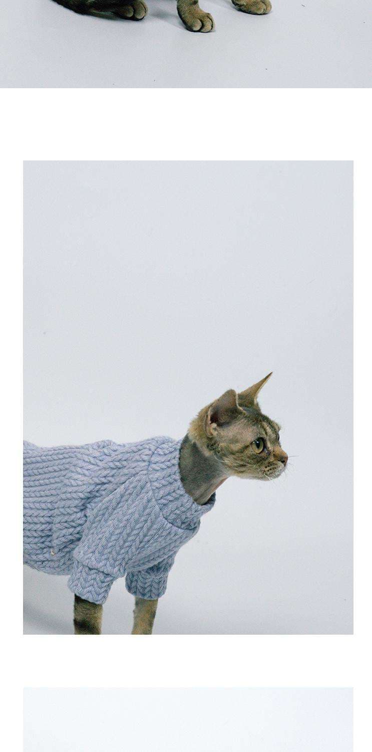 猫服  スフィンクス | スフィンクスの冬支度 ニットセーター