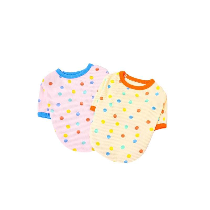 猫服  洋服 | ふわもこ水玉猫用パジャマ