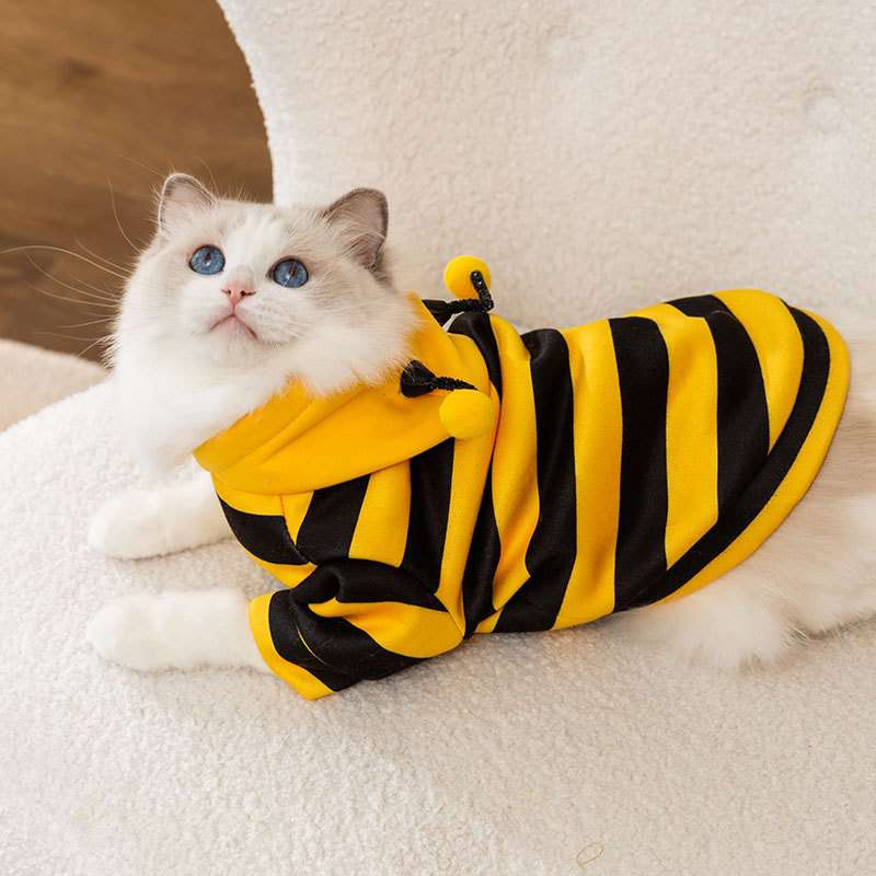 猫服  コスプレ | もふもふミツバチ変身パーカー