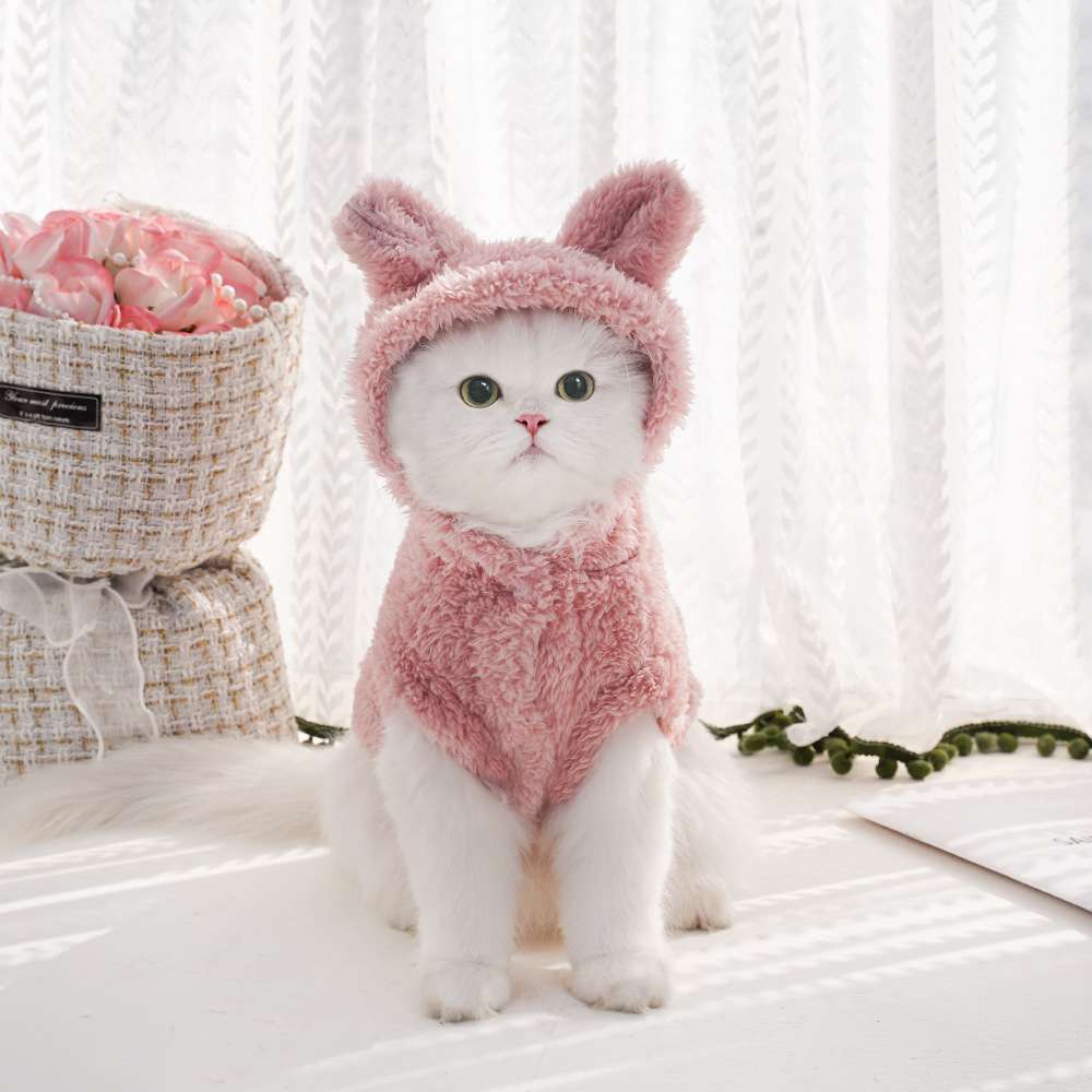 猫服  防寒服 | もこもこ猫ちゃんパーカー