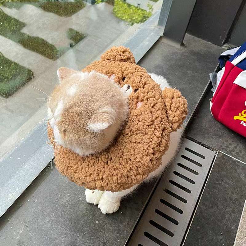 猫服 猫 エリザベスカラー | かわいい動物型メッシュエリザベスカラー