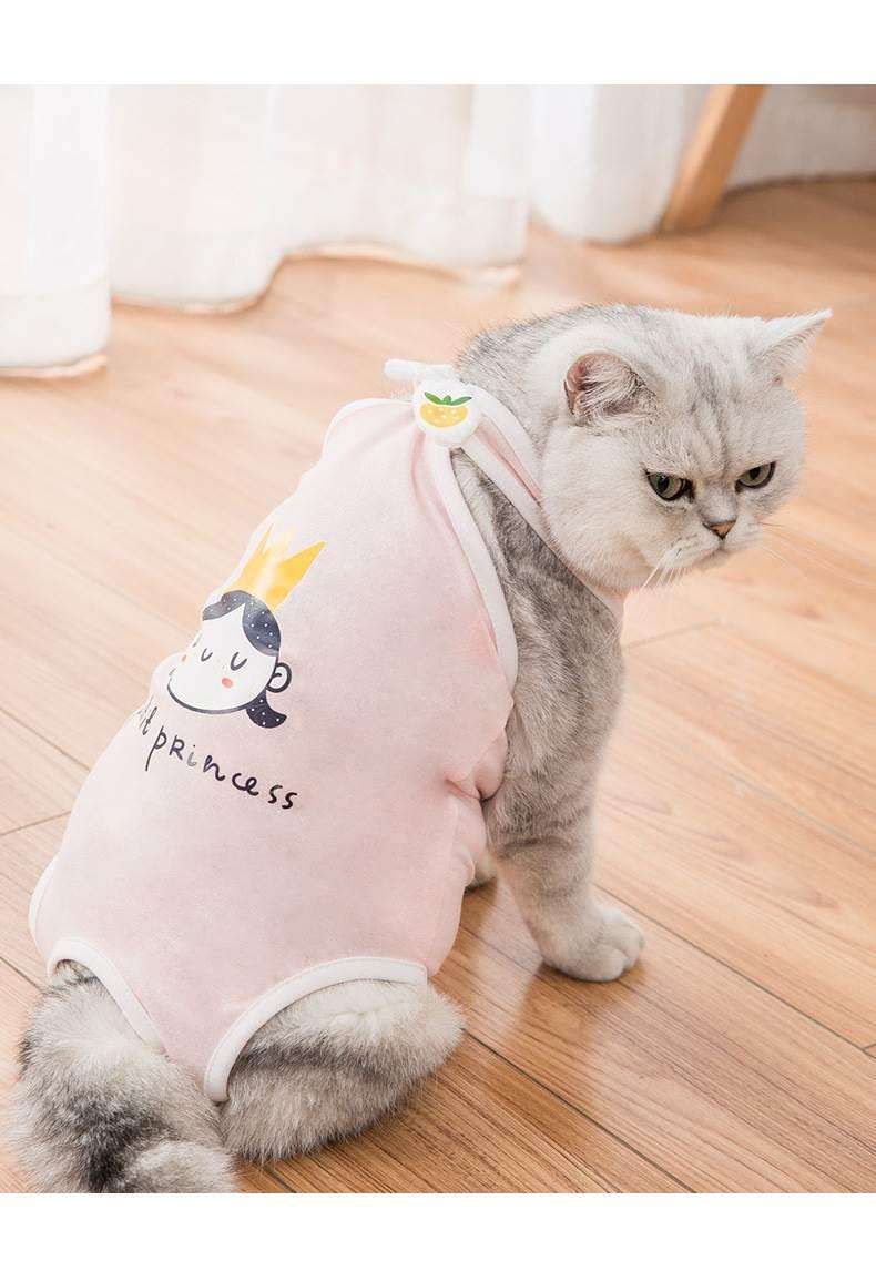 猫服 防寒服 | もこもこ猫ちゃんの防寒プリンセスウェア