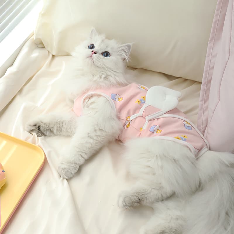 猫服 おやすみ天使のおうち着
